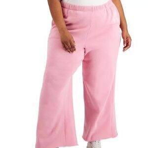 Grayson Threads Black Trendy Plus Size Los Angeles Wide-Leg Pants